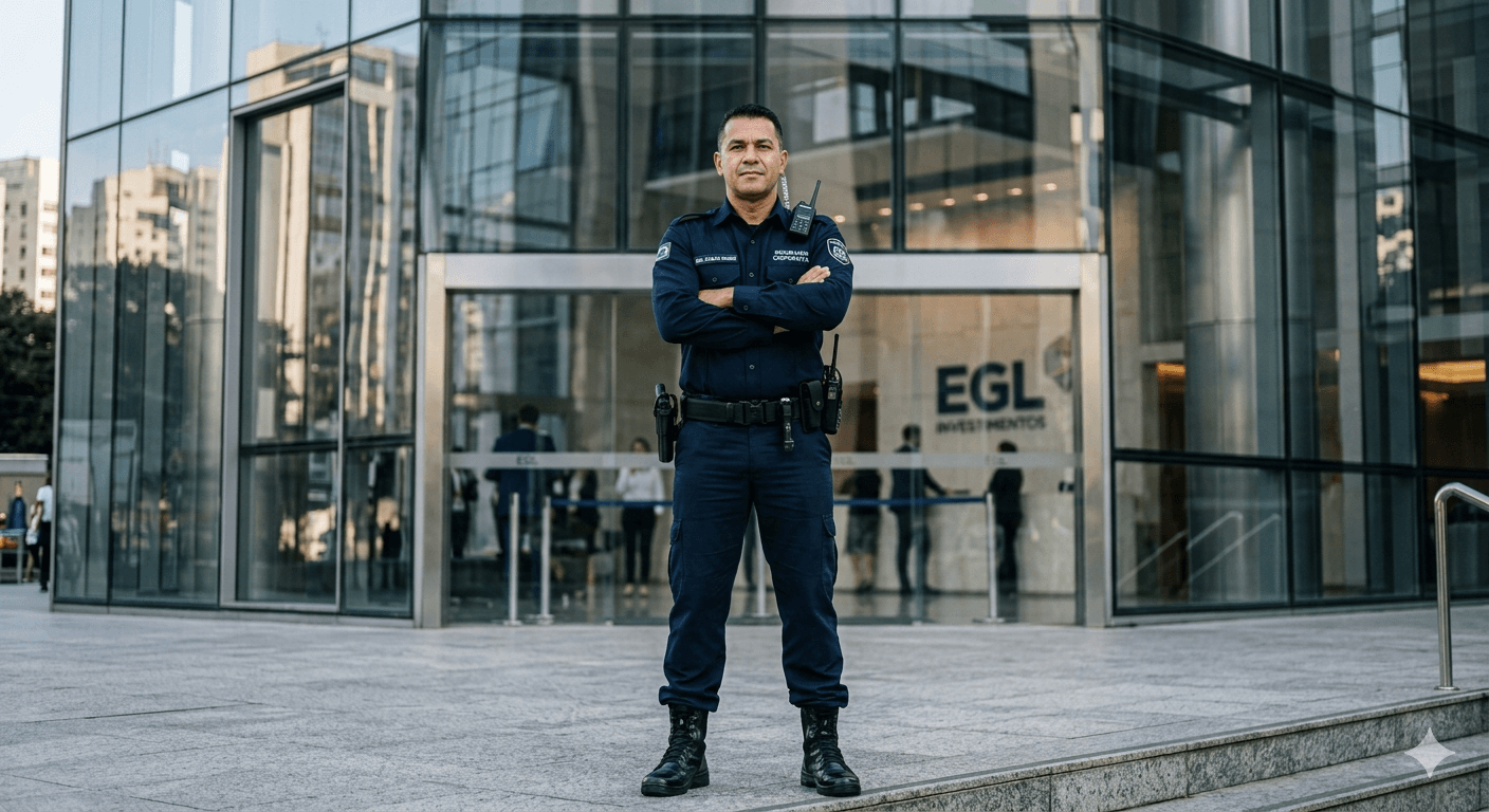 Segurança corporativa em ambiente empresarial